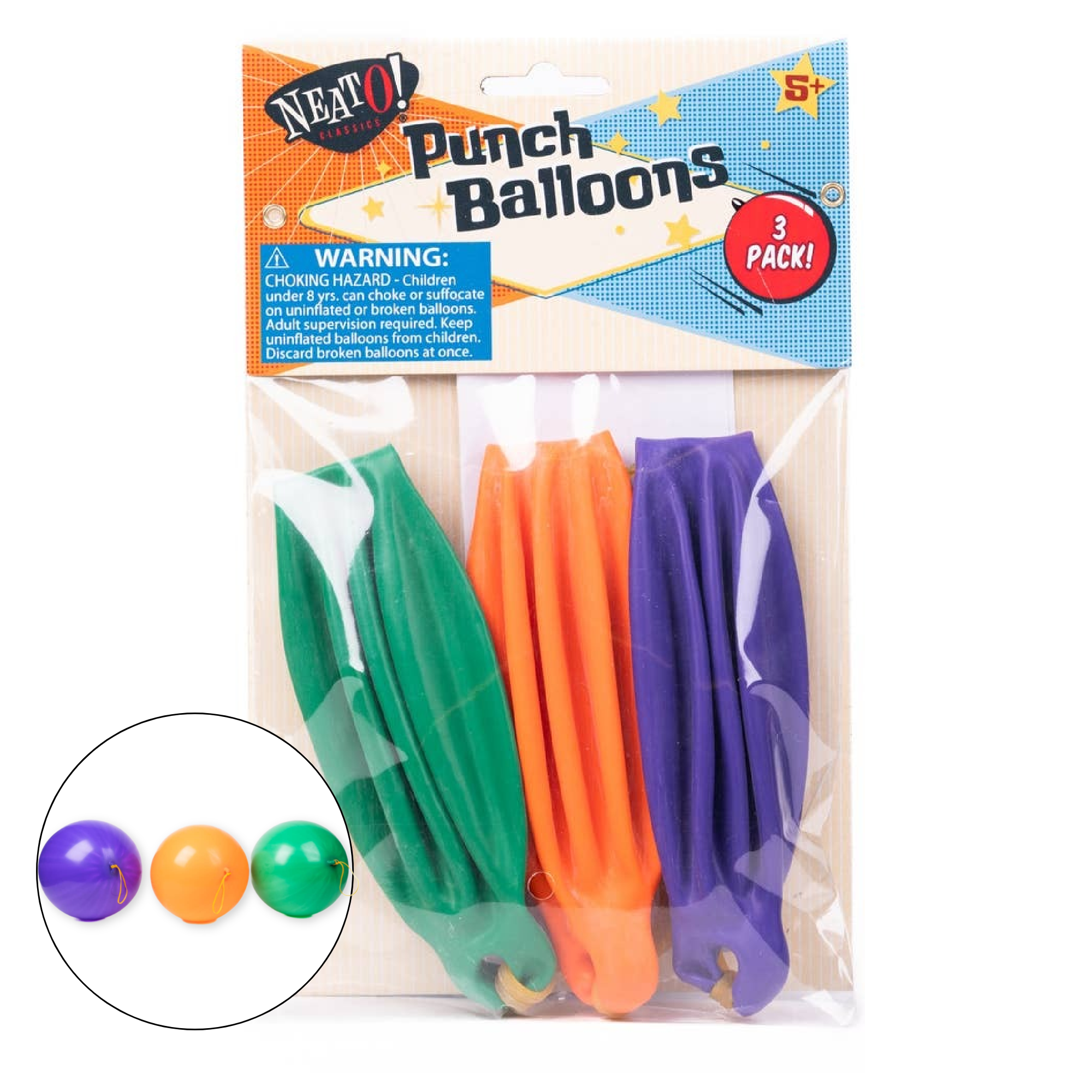 Punch Balloons- Retro Classic, vintage toys