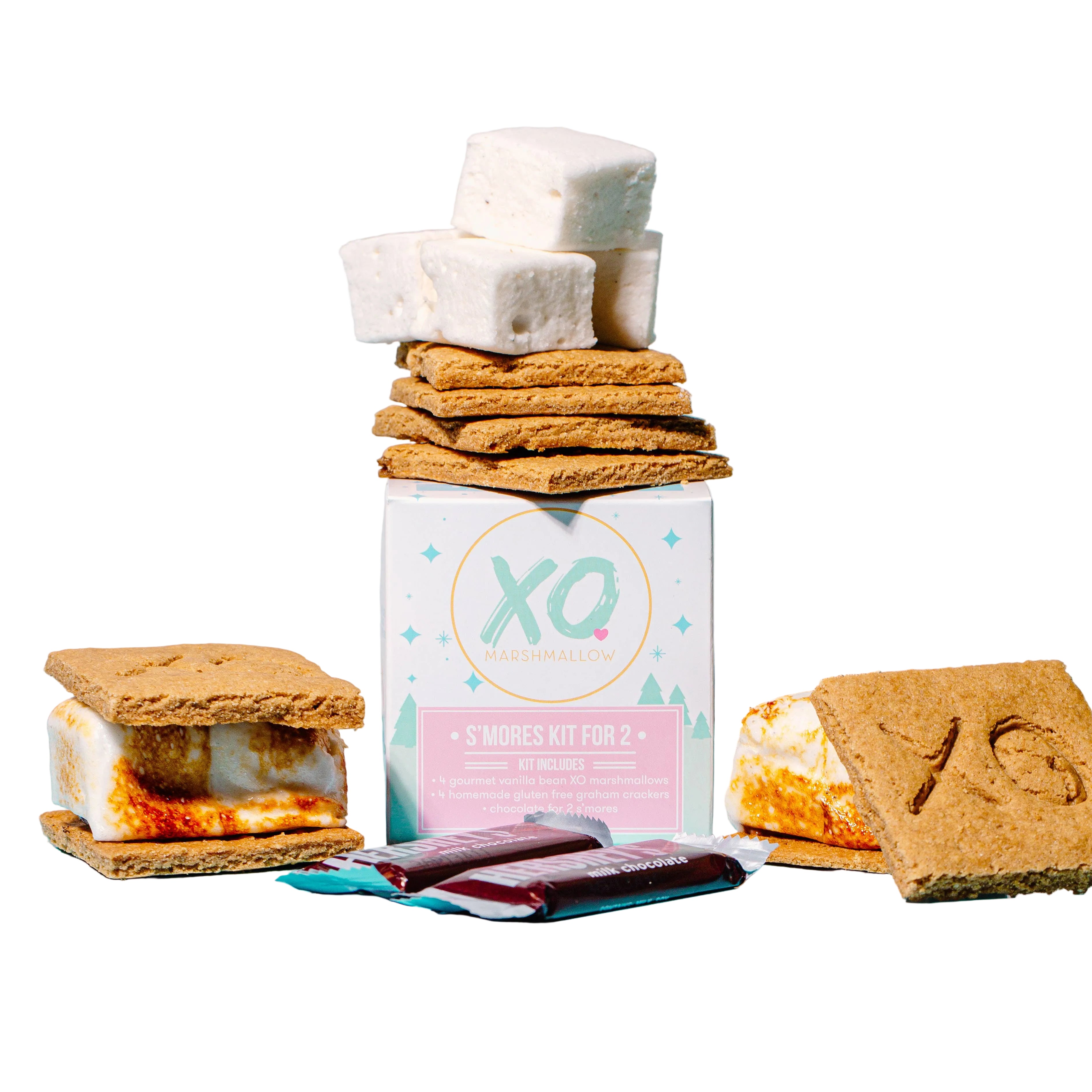 S'mores Kits for 2 / Gluten Free / Gift Box / Bonfire Camp